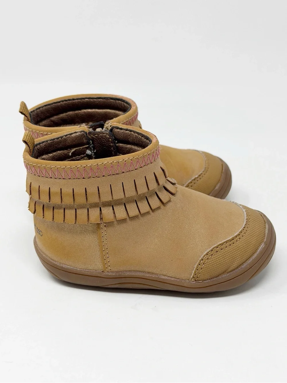 Stride Rite 360 Bianca Moccasin Tan Bootie size 5